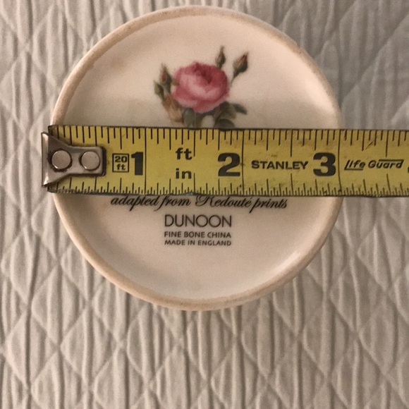 Pair Dunoon Hampton Pink Yellow Roses Adapted from Redouté Prints China … - Picture 10 of 14